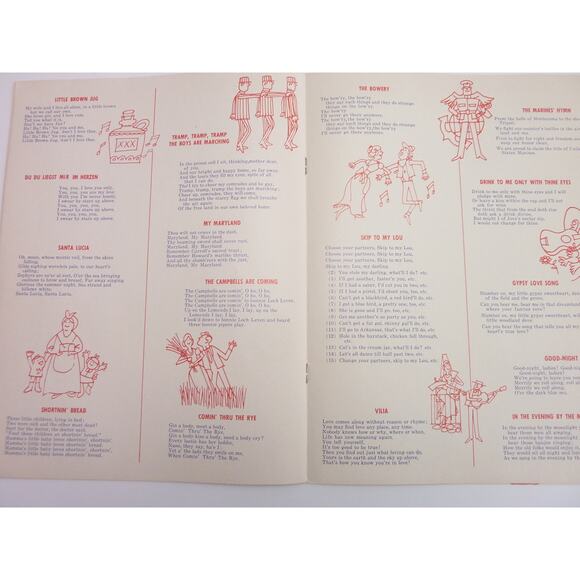 Vintage Sing of the U.S.A. USA with Chevrolet Song Book Advertisement 1964 - Picture 4 of 7